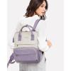 imageLOVEVOOK Mini Backpack for Women Small Backpacks Purse College Bookbag for School Fashion Bag for Travel Work Gift Lightweight Daypack BeigeBlackBrownBeigetaro Purple