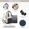 imageLOVEVOOK Mini Backpack for Women Stylish Waterproof Backpack Purse with USB Port Cute Bookbag for College School TravelNavy  Dark Apricot