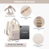 imageLOVEVOOK Mini Backpack for Women Stylish Waterproof Backpack Purse with USB Port Cute Bookbag for College School TravelNude  Beige