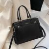 imageLOVEVOOK Purses and Handbags for Women Tote Shoulder Bag Satchel Black Purse and PU Leather Top Handle for ladiesBlack
