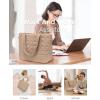 imageLOVEVOOK Tote Bag for Women Large Puffer Tote Bag with Zipper Quilted Light Work BagCoffee Brown