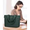 imageLOVEVOOK Tote Bag for Women Large Puffer Tote Bag with Zipper Quilted Light Work BagDark Green