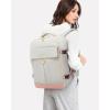 imageLOVEVOOK Travel Backpack for Women TSA Carry On Backpack Flight Approved Luggage 40L Water Resistant Personal Item Daypack Large Weekender Bag fit 17 inch Laptop with 3 Cubes BeigeblackbrownGrey Pink