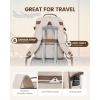 imageLOVEVOOK Travel Backpack for Women ampamp Men 40LAirline Approved Carry On Backpack Travel EssentialsTSA Carry on LuggageWaterproof Personal Item Travel BagSuitcase with 3 Packing CubesLight grayPinkPrimarycoffee