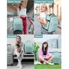 imageLOVEVOOK Travel Backpack for Women ampamp Men 40LAirline Approved Carry On Backpack Travel EssentialsTSA Carry on LuggageWaterproof Personal Item Travel BagSuitcase with 3 Packing CubesLight grayPinkMint Greenblack