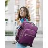 imageLOVEVOOK Travel Backpack for Women ampamp Men 40LAirline Approved Carry On Backpack Travel EssentialsTSA Carry on LuggageWaterproof Personal Item Travel BagSuitcase with 3 Packing CubesLight grayPinkDark Purpleblack1