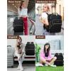 imageLOVEVOOK Travel Backpack for Women ampamp Men 40LAirline Approved Carry On Backpack Travel EssentialsTSA Carry on LuggageWaterproof Personal Item Travel BagSuitcase with 3 Packing CubesLight grayPinkBlackblack