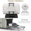 imageLOVEVOOK Travel Duffle Bag  Womens Weekender Carry On Overnight Laptop ampamp Gym Bag With ToiletryShoe Pocket Hospital Labor BagBeige