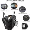 imageLOVEVOOK Travel Duffle Bag  Womens Weekender Carry On Overnight Laptop ampamp Gym Bag With ToiletryShoe Pocket Hospital Labor BagBlack