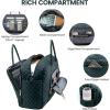 imageLOVEVOOK Travel Duffle Bag  Womens Weekender Carry On Overnight Laptop ampamp Gym Bag With ToiletryShoe Pocket Hospital Labor BagDark Green