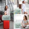 imageLOVEVOOK Travel Duffle Bag  Womens Weekender Carry On Overnight Laptop ampamp Gym Bag With ToiletryShoe Pocket Hospital Labor BagMint Green