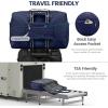 imageLOVEVOOK Travel Duffle Bag  Womens Weekender Carry On Overnight Laptop ampamp Gym Bag With ToiletryShoe Pocket Hospital Labor BagNavy