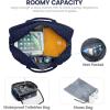 imageLOVEVOOK Travel Duffle Bag  Womens Weekender Carry On Overnight Laptop ampamp Gym Bag With ToiletryShoe Pocket Hospital Labor BagNavy