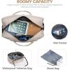 imageLOVEVOOK Travel Duffle Bag  Womens Weekender Carry On Overnight Laptop ampamp Gym Bag With ToiletryShoe Pocket Hospital Labor BagNude