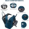 imageLOVEVOOK Travel Duffle Bag  Womens Weekender Carry On Overnight Laptop ampamp Gym Bag With ToiletryShoe Pocket Hospital Labor BagSea Blue