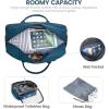 imageLOVEVOOK Travel Duffle Bag  Womens Weekender Carry On Overnight Laptop ampamp Gym Bag With ToiletryShoe Pocket Hospital Labor BagSea Blue