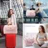 imageLOVEVOOK Travel Duffle Bag  Womens Weekender Carry On Overnight Laptop ampamp Gym Bag With ToiletryShoe Pocket Hospital Labor BagZ4pcsPink