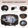 imageLOVEVOOK Travel Duffle BagWeekender Bags for Women with Shoe CompartmentCarry on Overnight Bag with Toiletry BagGym Duffel Bag with Wet Pocket Hospital Bags for Labor and DeliveryBlackBrownL