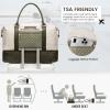 imageLOVEVOOK Travel Duffle BagWeekender Bags for Women with Shoe CompartmentCarry on Overnight Bag with Toiletry BagGym Duffel Bag with Wet Pocket Hospital Bags for Labor and DeliveryWhiteolive greena