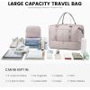 imageLOVEVOOK Travel Duffle BagWeekender Bags for Women with Shoe CompartmentCarry on Overnight Bag with Toiletry BagGym Duffel Bag with Wet Pocket Hospital Bags for Labor and DeliveryAntiquewhiteL
