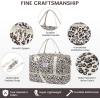 imageLOVEVOOK Travel Duffle BagWeekender Bags for Women with Shoe CompartmentCarry on Overnight Bag with Toiletry BagGym Duffel Bag with Wet Pocket Hospital Bags for Labor and DeliveryLeopard print