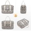 imageLOVEVOOK Travel Duffle BagWeekender Bags for Women with Shoe CompartmentCarry on Overnight Bag with Toiletry BagGym Duffel Bag with Wet Pocket Hospital Bags for Labor and DeliveryLeopard print