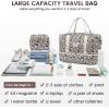 imageLOVEVOOK Travel Duffle BagWeekender Bags for Women with Shoe CompartmentCarry on Overnight Bag with Toiletry BagGym Duffel Bag with Wet Pocket Hospital Bags for Labor and DeliveryLeopard print