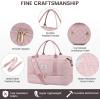 imageLOVEVOOK Travel Duffle BagWeekender Bags for Women with Shoe CompartmentCarry on Overnight Bag with Toiletry BagGym Duffel Bag with Wet Pocket Hospital Bags for Labor and DeliveryPinkL