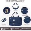 imageLOVEVOOK Travel Duffle BagWeekender Bags for Women with Shoe CompartmentCarry on Overnight Bag with Toiletry BagGym Duffel Bag with Wet Pocket Hospital Bags for Labor and DeliveryBluea
