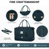 imageLOVEVOOK Travel Duffle BagWeekender Bags for Women with Shoe CompartmentCarry on Overnight Bag with Toiletry BagGym Duffel Bag with Wet Pocket Hospital Bags for Labor and DeliveryPeacock Blueb