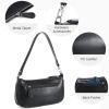 imageLoiral Small Purse for Women Retro Classic Tote HandBag Shoulder Bags Clutch Purse1 Black L