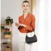 imageLoiral Small Purse for Women Retro Classic Tote HandBag Shoulder Bags Clutch Purse1 Black Pro Leather