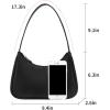 imageLoiral Small Purse for Women Retro Classic Tote HandBag Shoulder Bags Clutch Purse1 Black Pro Leather