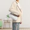 imageLoiral Small Purse for Women Retro Classic Tote HandBag Shoulder Bags Clutch Purse1 White