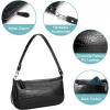 imageLoiral Small Purse for Women Retro Classic Tote HandBag Shoulder Bags Clutch Purse2 Black