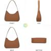 imageLoiral Small Purse for Women Retro Classic Tote HandBag Shoulder Bags Clutch PurseCaramel