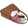 imageLoiral Small Purse for Women Retro Classic Tote HandBag Shoulder Bags Clutch PurseCaramel