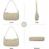 imageLoiral Small Purse for Women Retro Classic Tote HandBag Shoulder Bags Clutch PurseCloud Beige