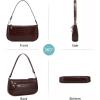 imageLoiral Small Purse for Women Retro Classic Tote HandBag Shoulder Bags Clutch PurseCoffee