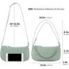 imageLoiral Small Purse for Women Retro Classic Tote HandBag Shoulder Bags Clutch PurseLight Green