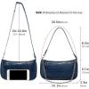 imageLoiral Small Purse for Women Retro Classic Tote HandBag Shoulder Bags Clutch PurseNavy Blue