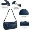 imageLoiral Small Purse for Women Retro Classic Tote HandBag Shoulder Bags Clutch PurseNavy Blue
