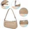 imageLoiral Small Purse for Women Retro Classic Tote HandBag Shoulder Bags Clutch PurseNude