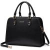 imageLOVEVOOK Purses and Handbags for Women VintageStyle Leather Top Handle Shoulder Bag Satchel Tote Crossbody Purse for LadiesBlack