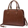 imageLOVEVOOK Purses and Handbags for Women VintageStyle Leather Top Handle Shoulder Bag Satchel Tote Crossbody Purse for LadiesBrown
