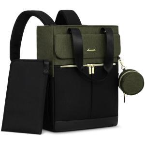 imageLOVEVOOK Diaper Bag BackpackDiaper Bag Tote with Insulated PocketsBaby Bag for Girl Boy with Changing PadLarge Baby Diaper Bag with Pacifier CaseAntiTheft Travel Backpack for WomenDark Green and Black