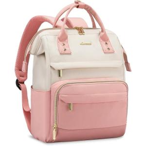 imageLOVEVOOK Mini Backpack for Women Small Backpacks Purse College Bookbag for School Fashion Bag for Travel Work Gift Lightweight Daypack BeigeBlackBrownBeigepink