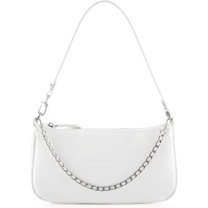 imageLoiral Small Purse for Women Retro Classic Tote HandBag Shoulder Bags Clutch Purse1 Whitemooth