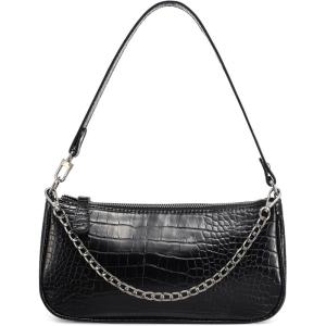 imageLoiral Small Purse for Women Retro Classic Tote HandBag Shoulder Bags Clutch Purse2 Black