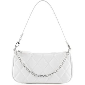 imageLoiral Small Purse for Women Retro Classic Tote HandBag Shoulder Bags Clutch Purse2 White X